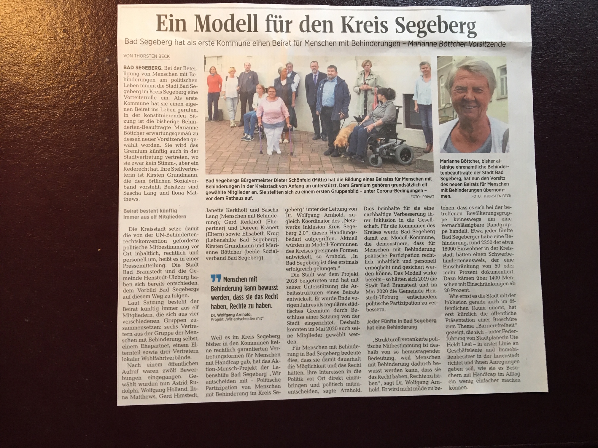 Wir entscheiden mit Pressebericht konstituierende Sitzung Beirat SE v 140720