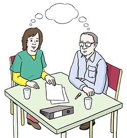 arbeitsgruppe 2 personen